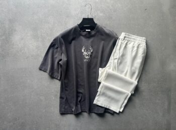 طقم رجالي تيشيرت BOX وبنطلون CLASSIC